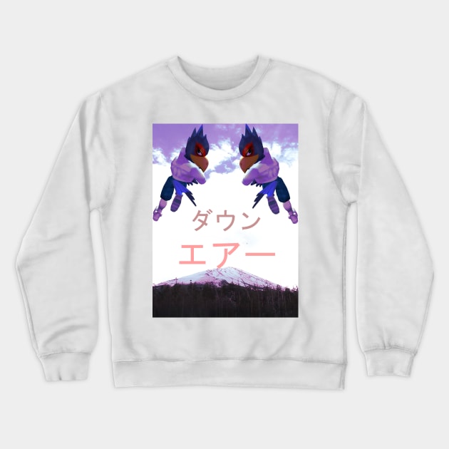 Falco Vaporwave Crewneck Sweatshirt by Klob